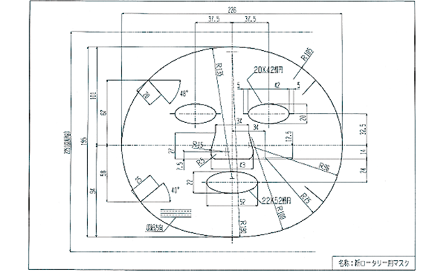 マスク設計図